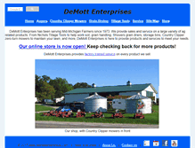 Tablet Screenshot of demottenterprises.com